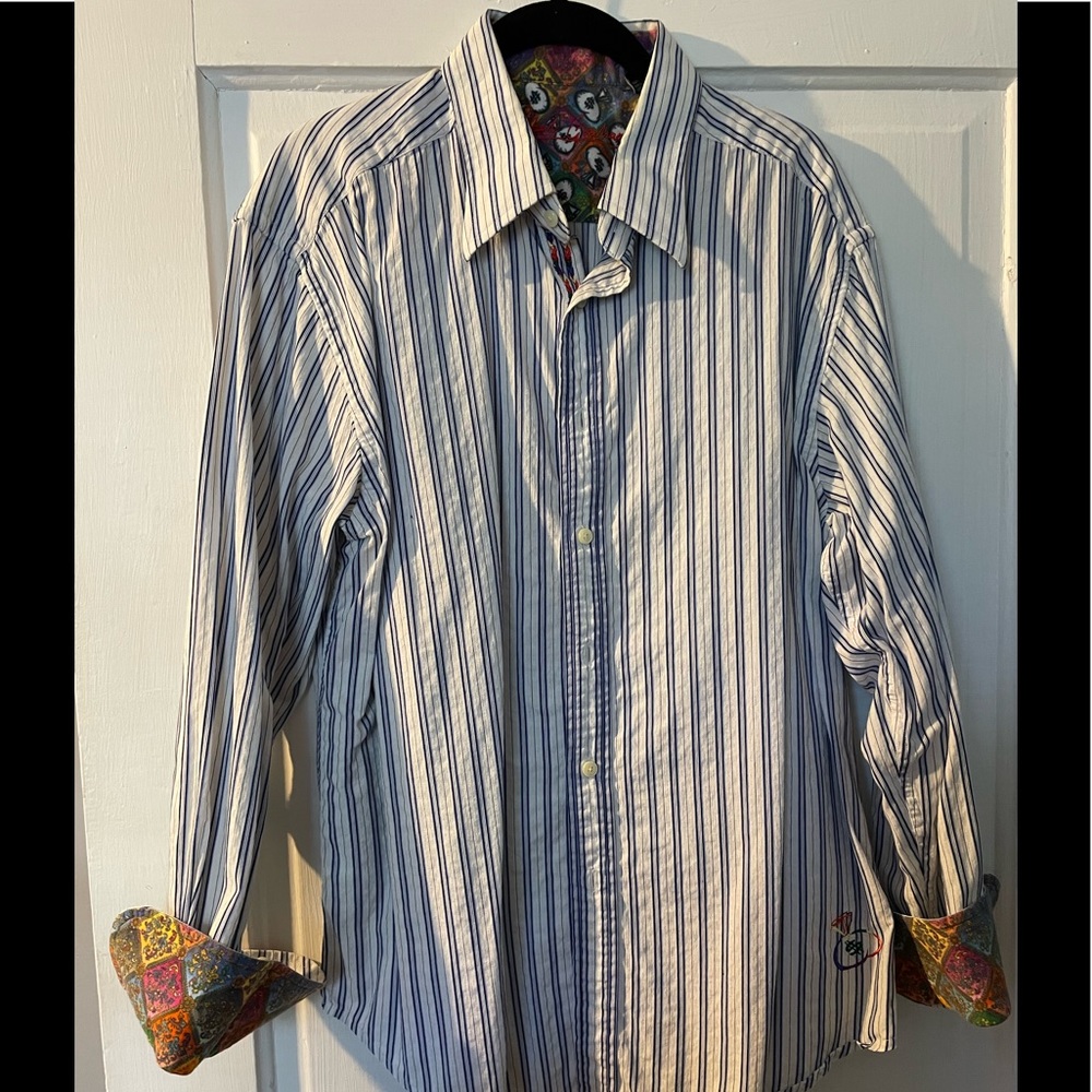 Robert Graham button-down shirt size XL.
